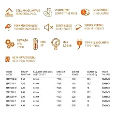3 HP TRIFAZE SENKRON2 HAVUZ POMPASI