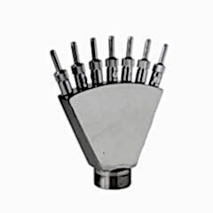 6 Nozullu Yelpaze Fıskiye